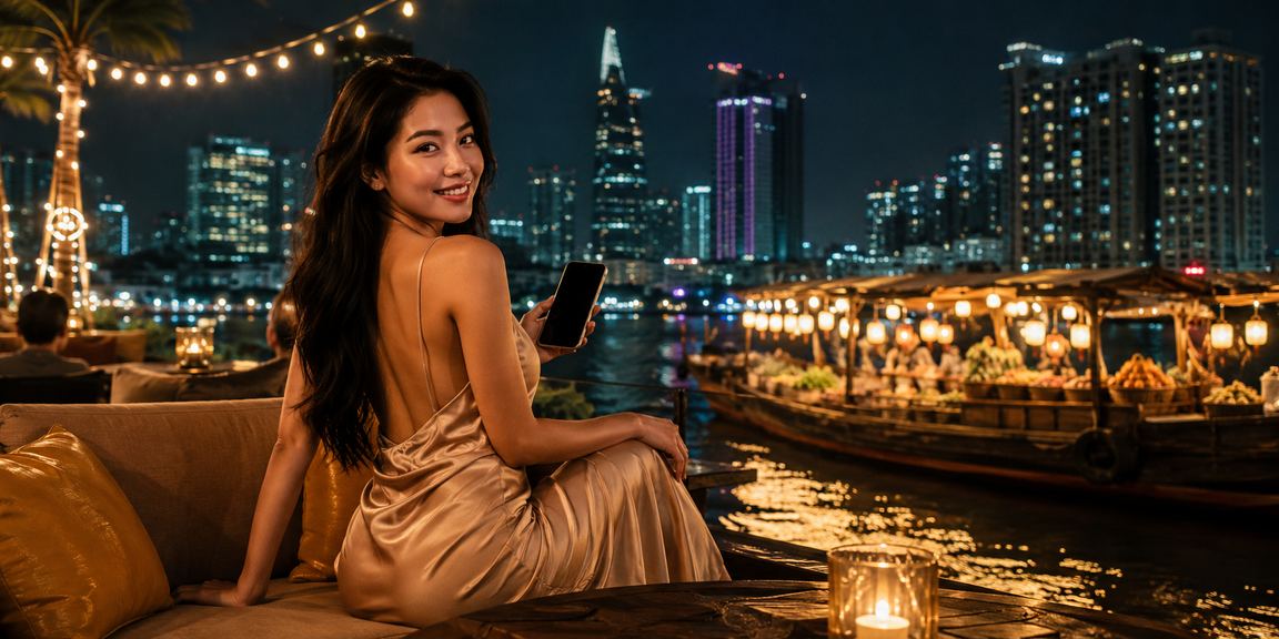 Người dùng tại Hồ Chí Minh kiểm tra ví VND và đăng nhập trên di động